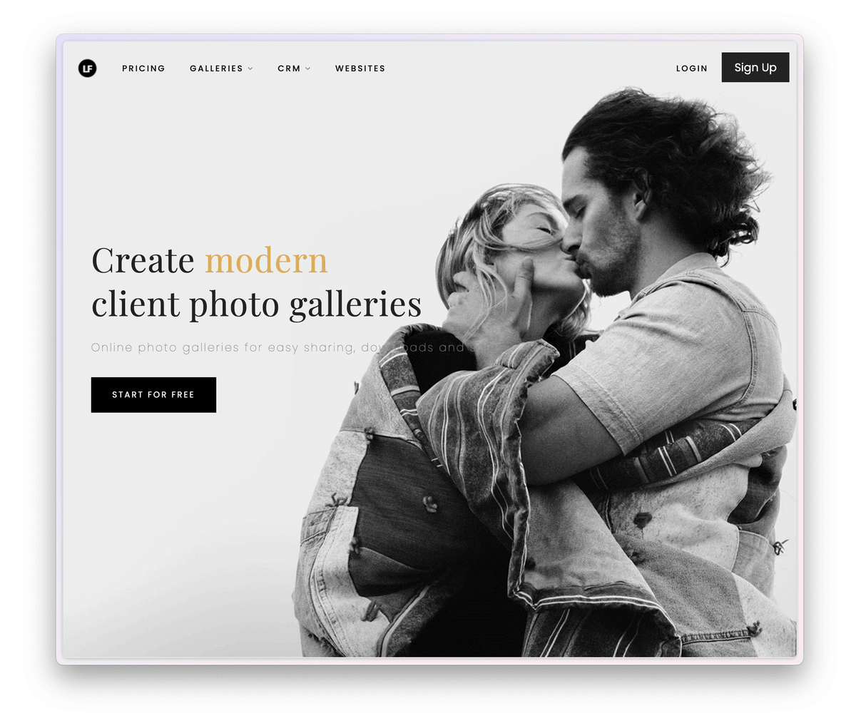 Lightfolio Landing Page