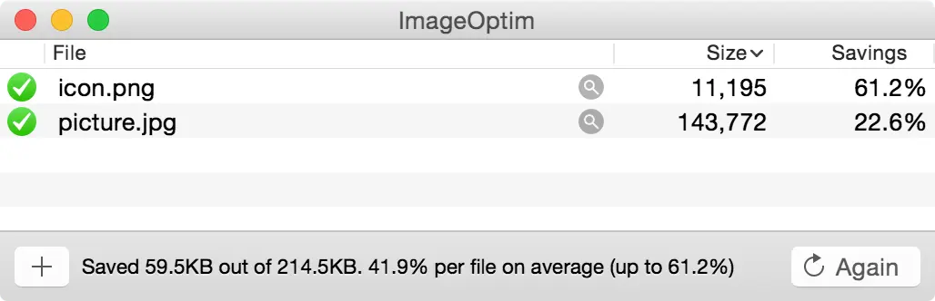 ImageOptim Tool