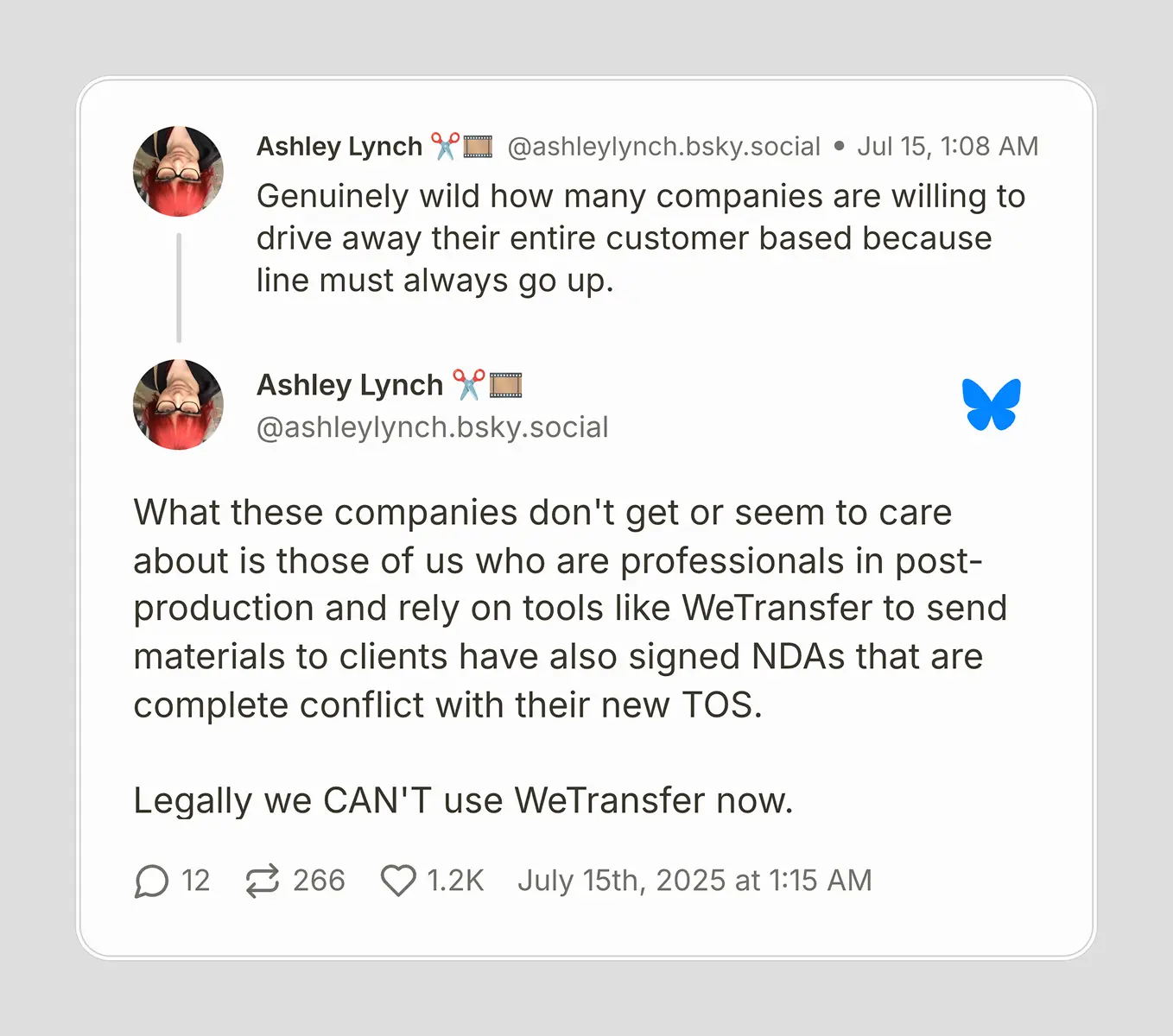 Ashley Lynch on Bluesky