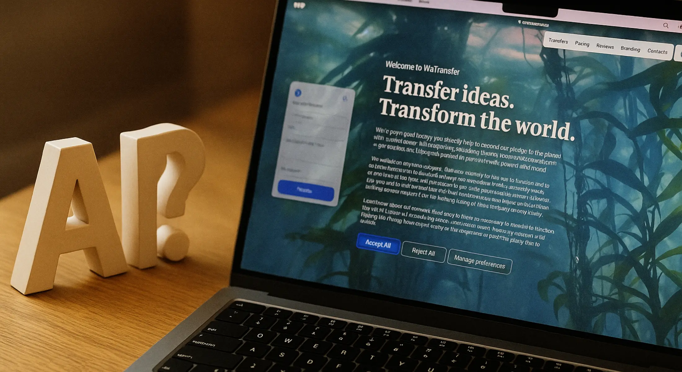 Does WeTransfer use your Content to train AI?